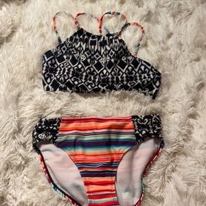 Girls size 14-16 2 piece bathing suit